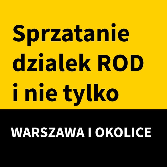 OGRODNICTWO  I koszenie SPRZĄTANIE terenow dom i ogród koszenieTRAWY