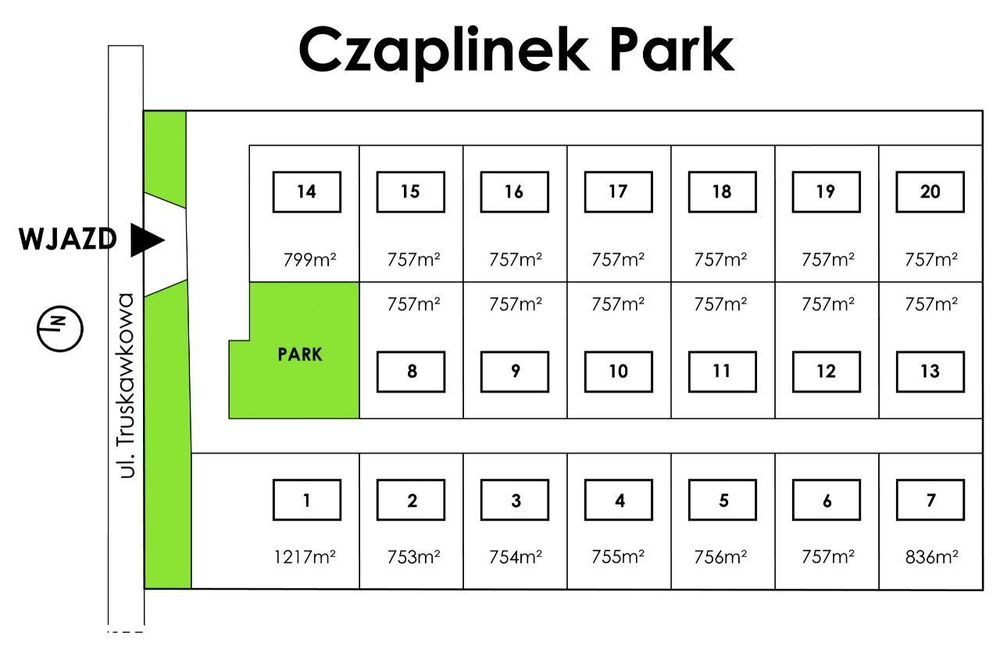 CZAPLINEK PARK dom parterowy 126m2 dom nr 13