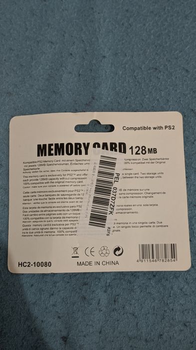 Memória card ps2 128 MB novo.