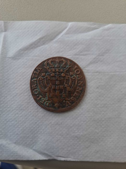 Moeda antiga de 1738