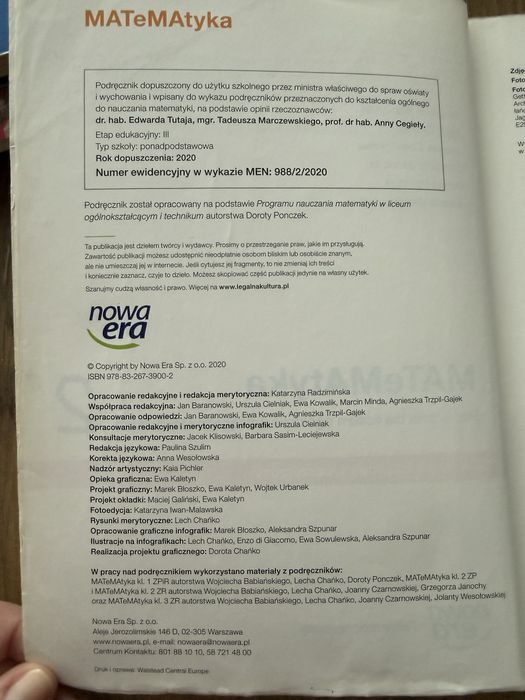 Podręcznik Matematyka 2