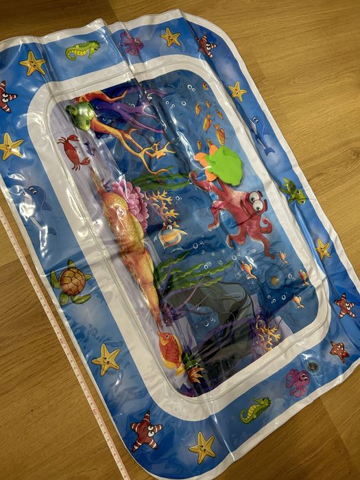 Водний коврик, килимок аква надувний з водою, для немовлят та дітей