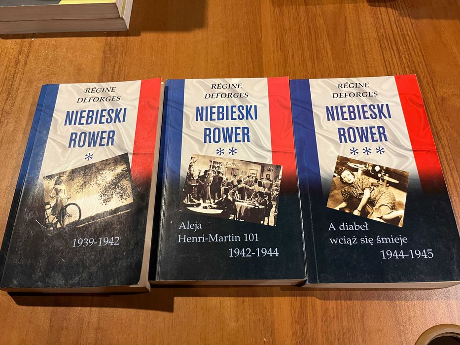 Niebieski rower ; Regine Deforges ; komlpet tom 1 - 3