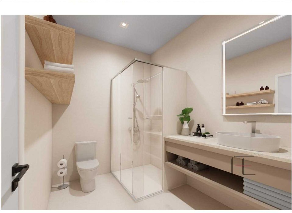 T2+1 em fase de acabamento com 110m2