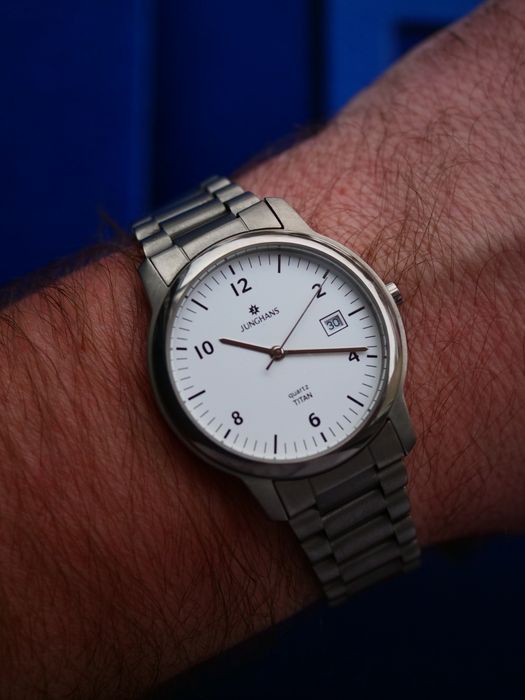 Junghans Titan quartz zegarek niemiecki tytanoway oryginaln tytany