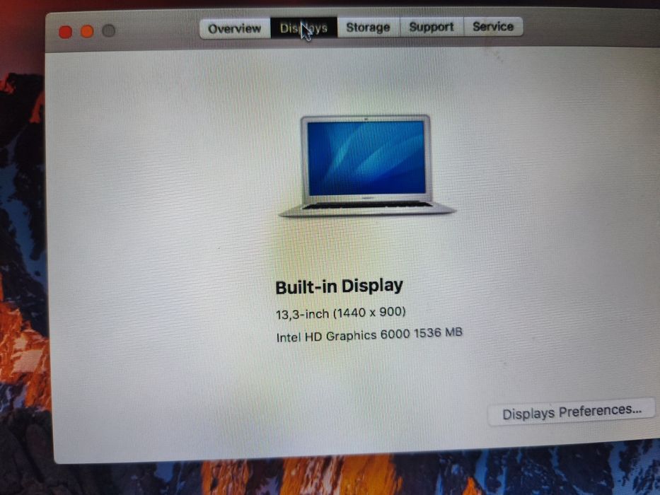 MacBook Air Sierra