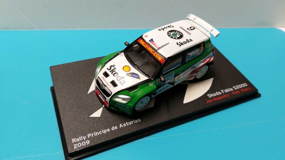 Skoda Fabia S2000 #6: Winner Rally Príncipe Astúrias 2009, Altaya 1/43