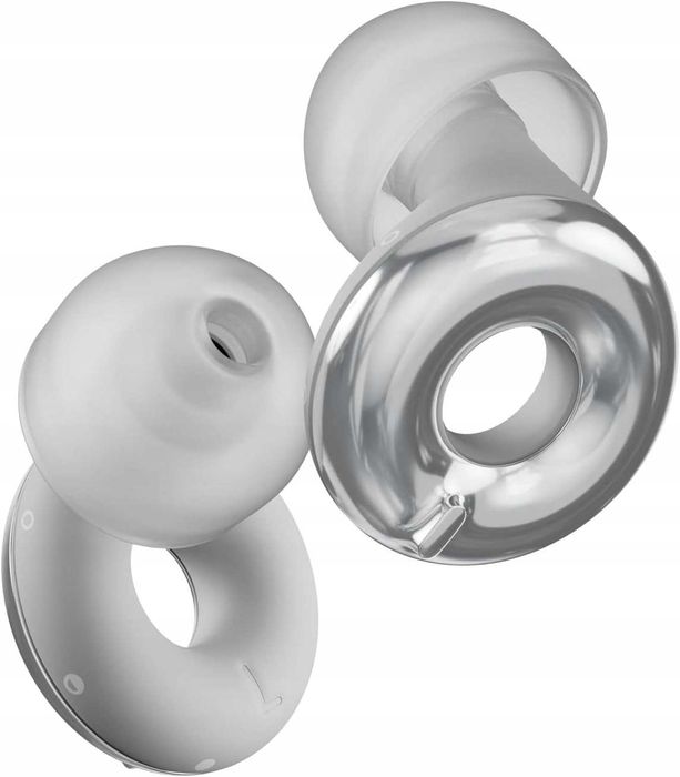 WS438 Stopery na Sen Zatyczki do Uszu Do Spania LOOP Earplugs Switch 2 Silver 20-26db