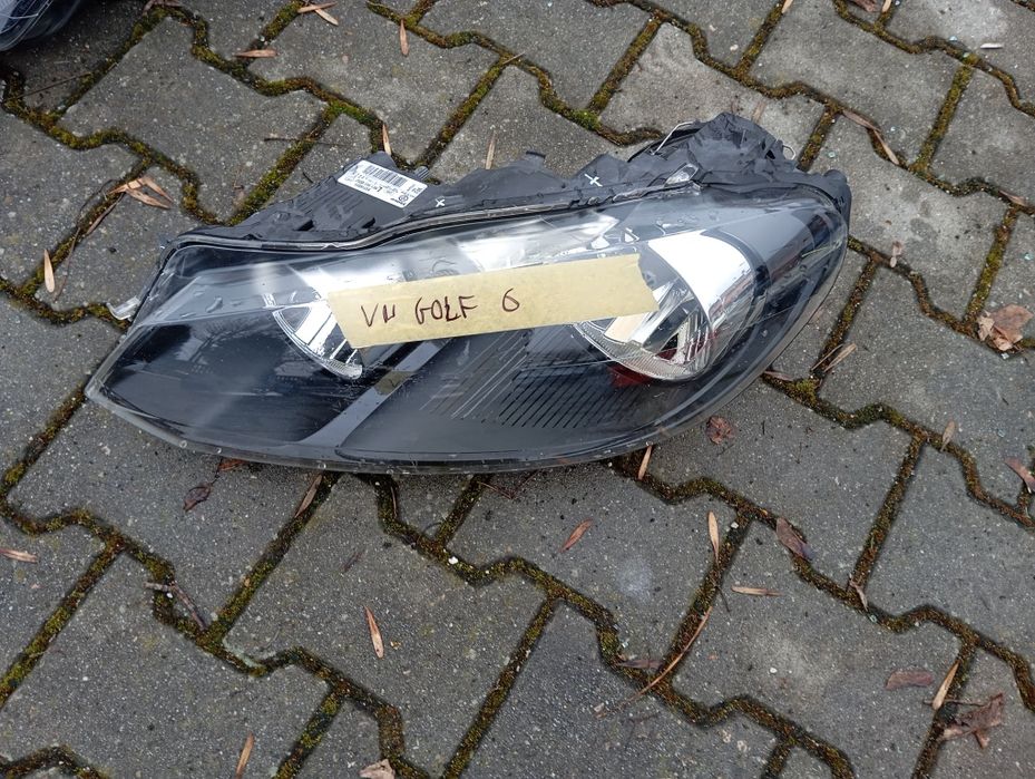 Lampa reflektor przedni przód Lewa strona Volkswagen Golf VI 6 Europa
