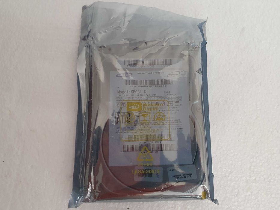 Samsung SP0411C Hard Drive, SATA, Vintage, NEW, 40GB64585051883394121
