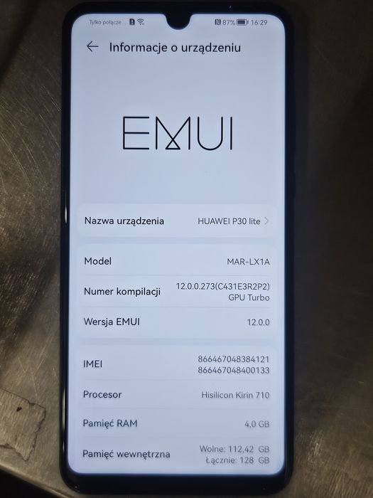 Telefon/Smartfon Huawei P30 Lite