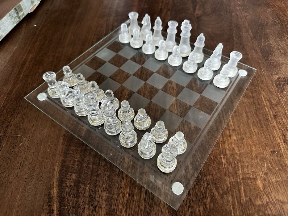 Glass Chess Board