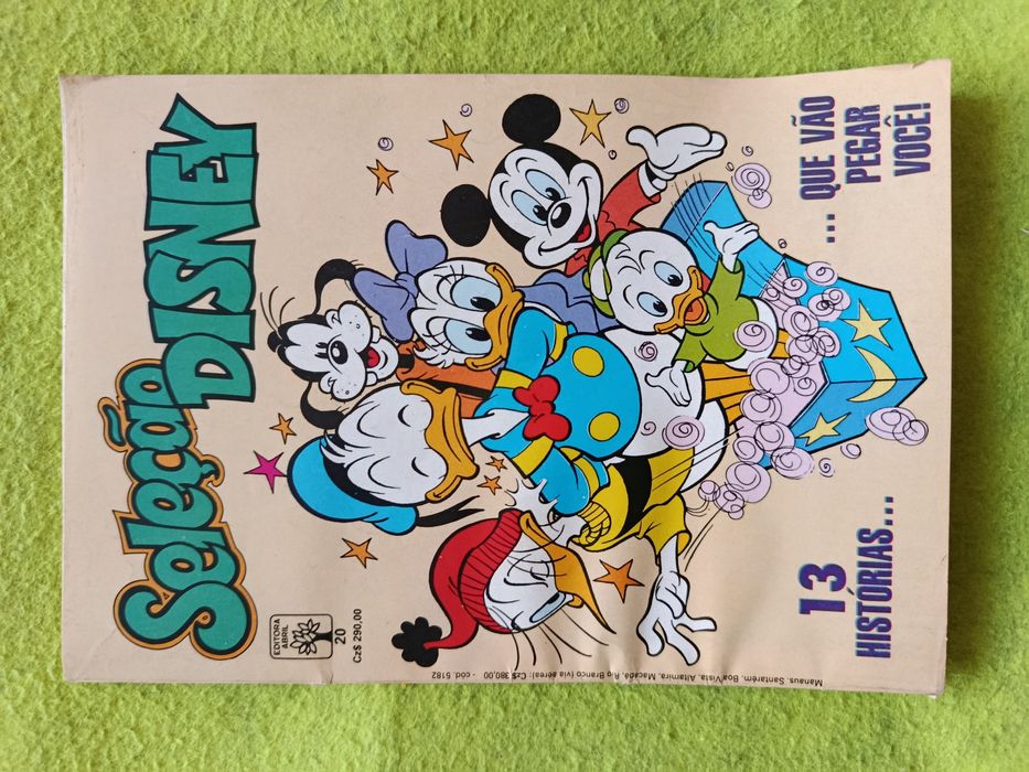4 revistas BD - Cine Disney, Seleção Disney e + 2