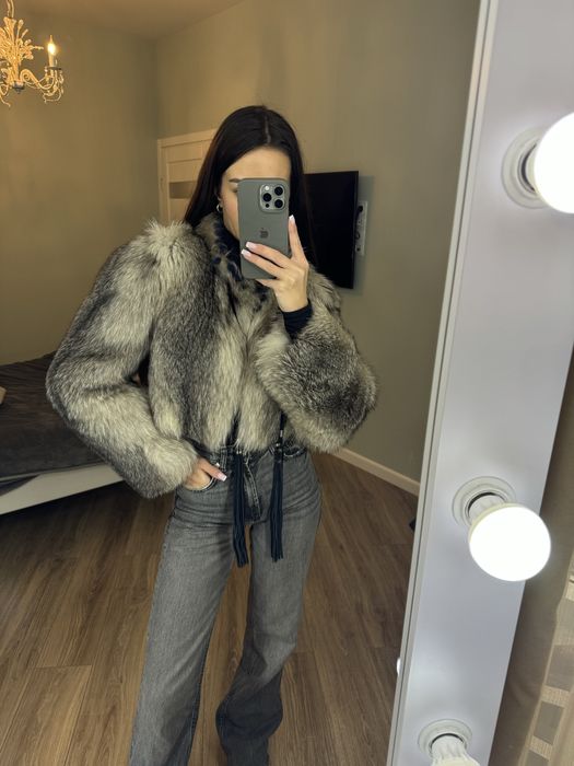Шуба з чорнобурки