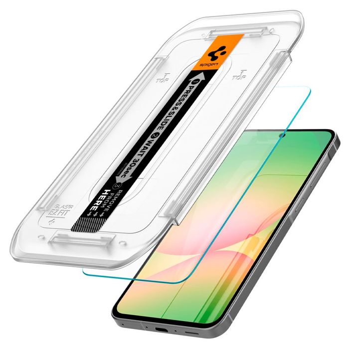 SZKŁO HARTOWANE SPIGEN GLAS.TR ”EZ FIT” 2-PACK GALAXY A56 5G / S24 FE CLEAR
