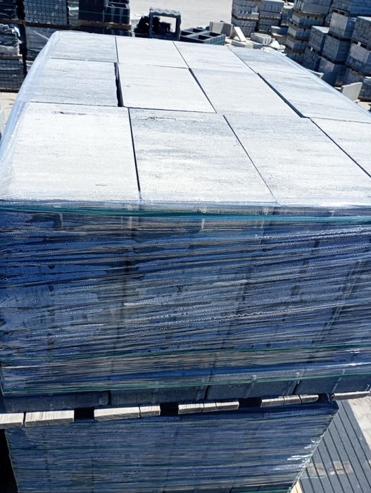 Kostka brukowa  szara grafit melanż