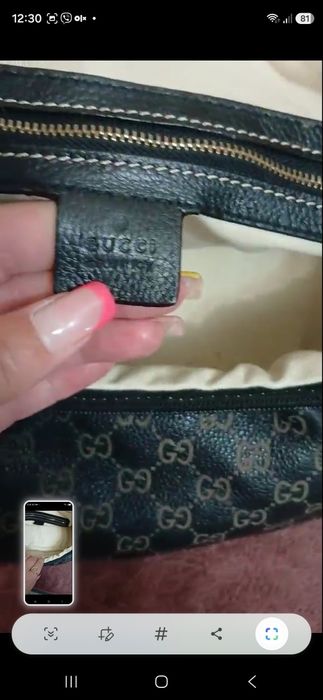 Сумка вінтаж, GUCCI оригінал,номерна натуральна шкіра,