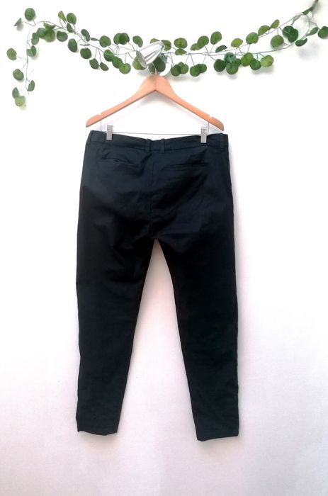 Calças Formais Azuis Marinho de Homem