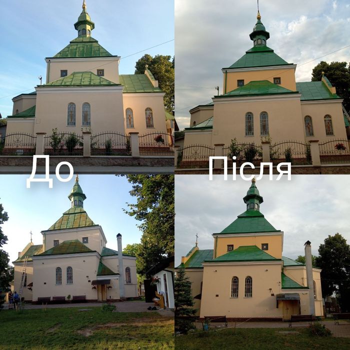 Фарбування даху,куполів ,покрівель,дахів,криш,Львів,Львівська область.