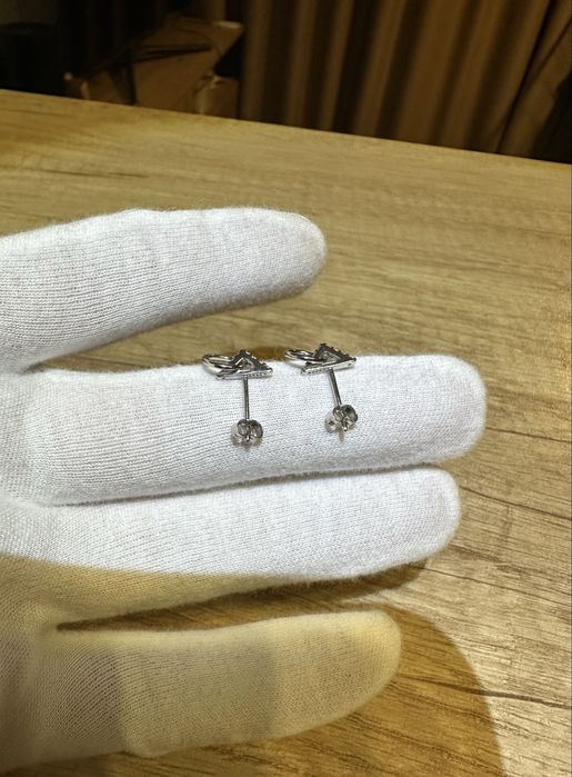 Minimalistyczne kolczyki z kamieniami - srebro 925 (sztyfty)