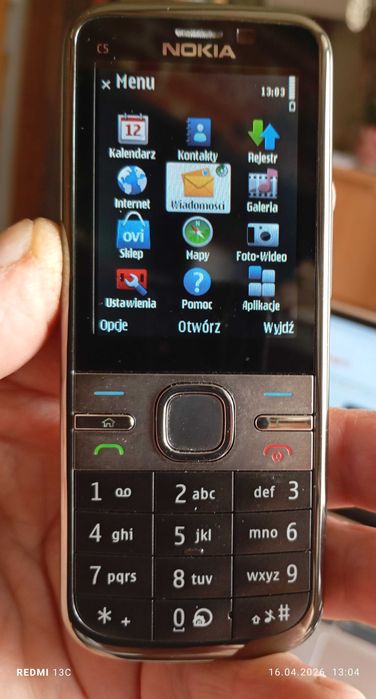 Nokia C5+ładowarka,usb,słuchawki,instrukcja Łódż