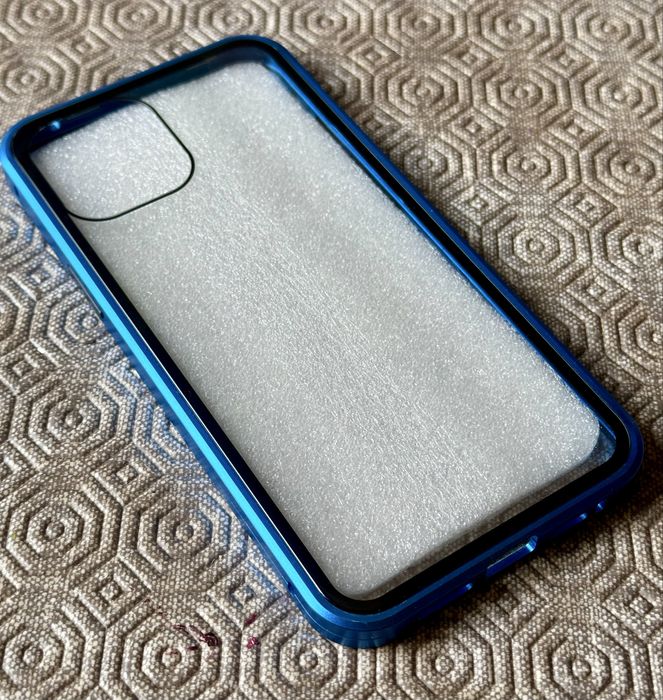 Capa de iphone 12 pro max em aluminio 360º