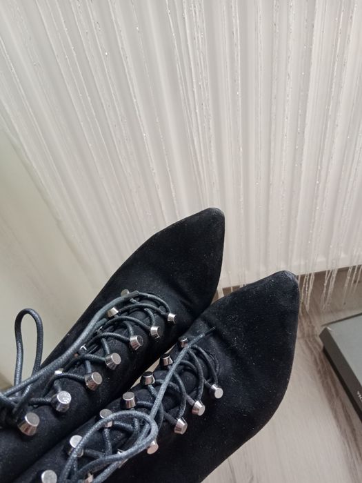 Czarne buty na obcasie vices 41