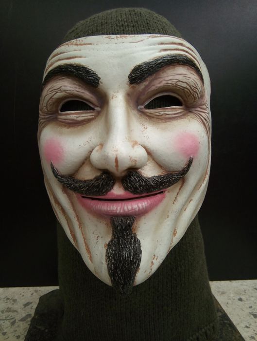 Máscara Premium Guy Fawkes Anonymous V de Vendetta