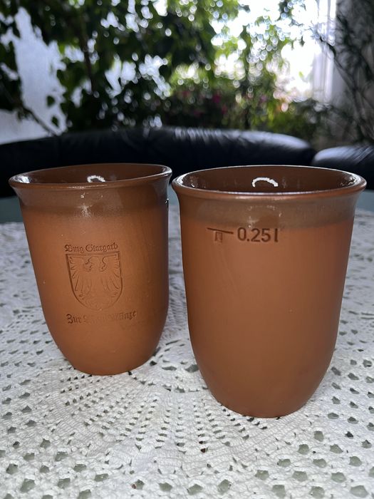 Глиняні стакани | келихи | бокали