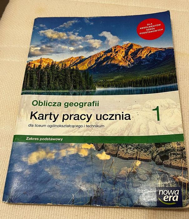 Oblicza geografii. Karty pracy ucznia. Klasa 1. Zakres podstawowy.