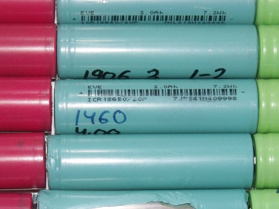 Аккумуляторы 18650 высокотоковые Samsung LG Lishen литий 74 шт