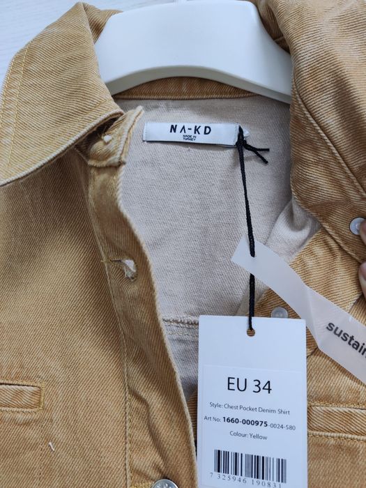 Camisa de ganga, novo
