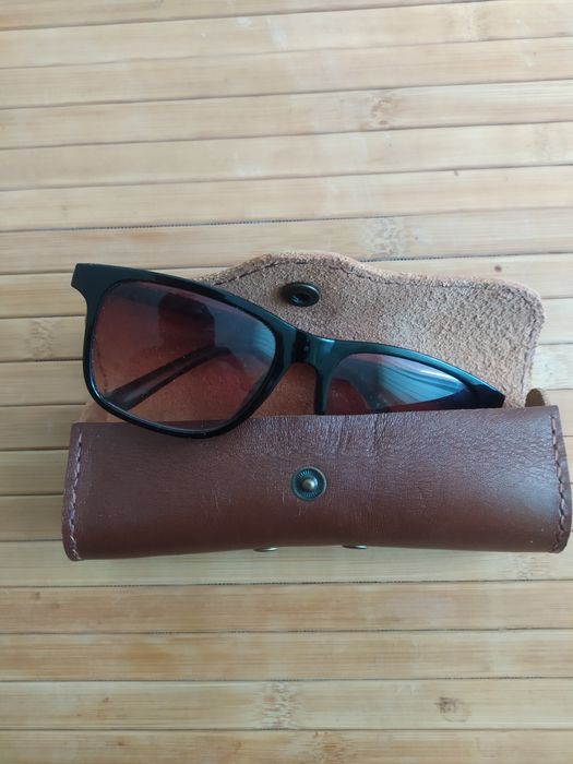 Чохол для окулярів з натуральної шкіри