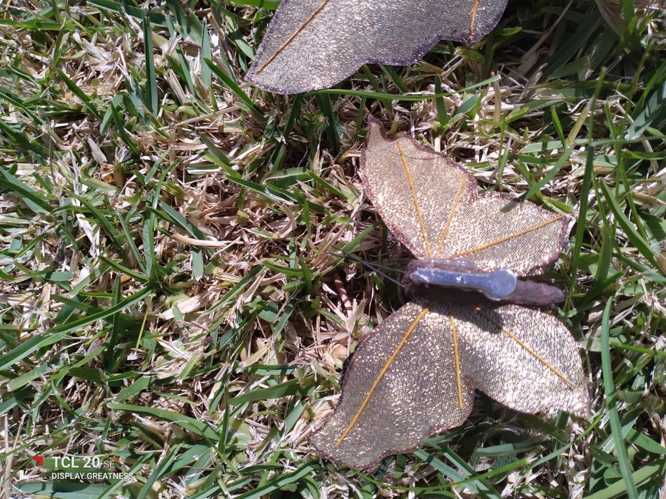 Borboletas em tecido