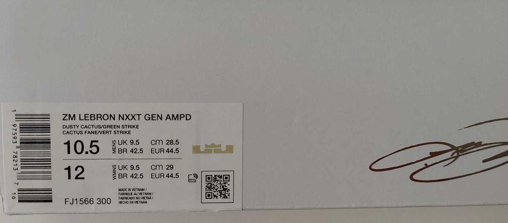 Nike LeBron nxxt gen ampd rozm. 10,5 (44,5)