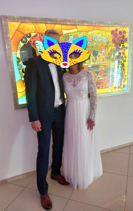 Suknia ślubna Asos roz.38