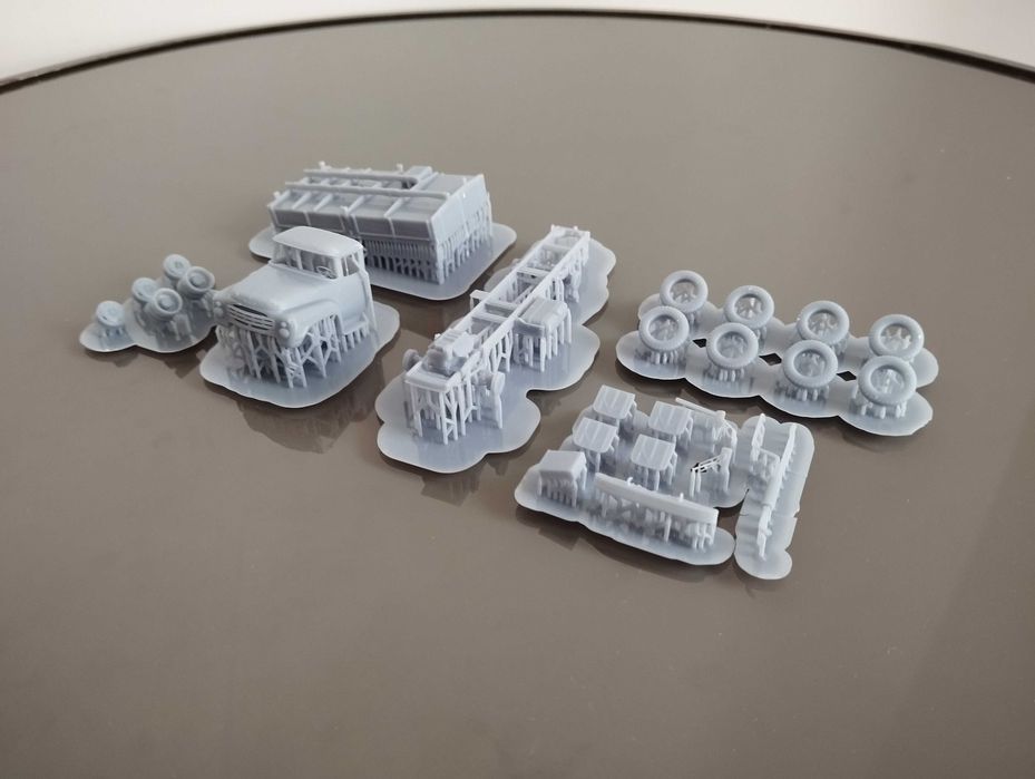 Model samochodu Ził-130 - zestaw żywiczny w skali H0 1/87