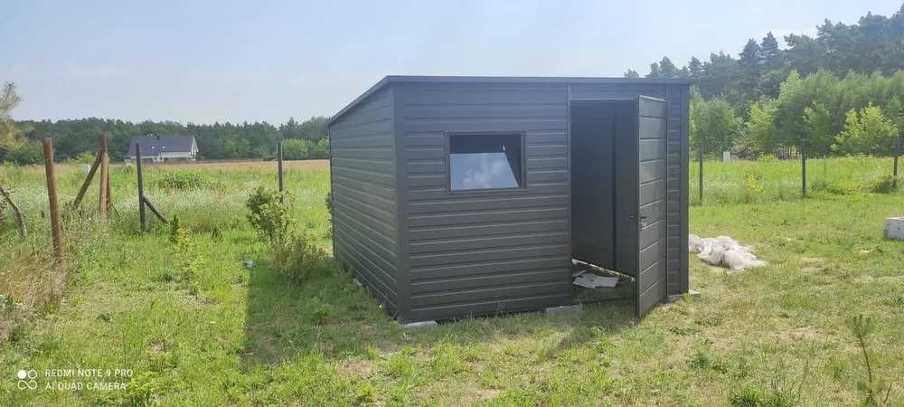 Altanka GARAŻ BLASZANY |Domek Ogrodowy| SCHOWEK do ogrodu – Maj-Blach