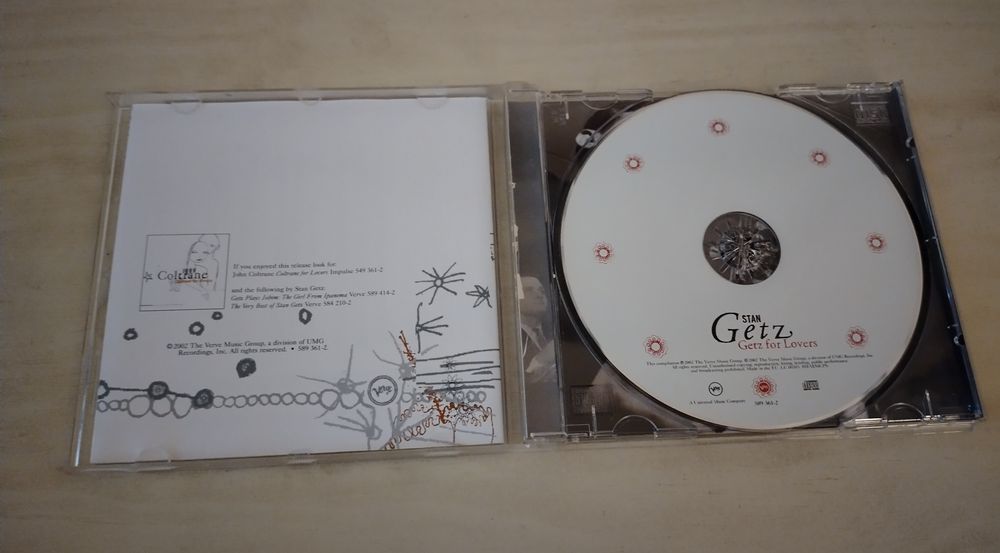 Stan GETZ Getz for lovers CD