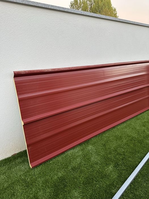 paineis sandwich + estrutura de ferro