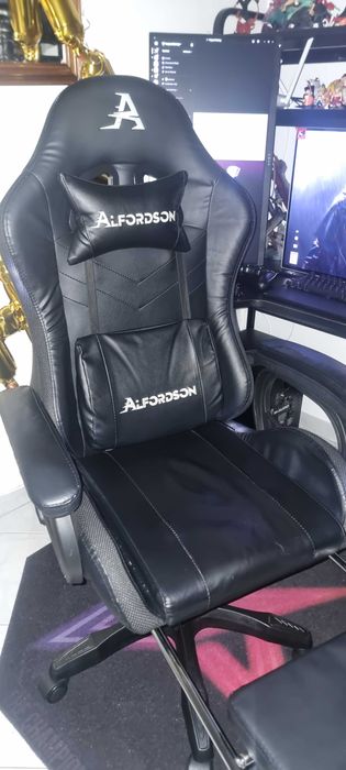 Cadeira Gamer Alfordson massagem RGB