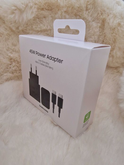 Nowy zestaw Ładowarka sieciowa Samsung 45 W + kabel (EP-T4511