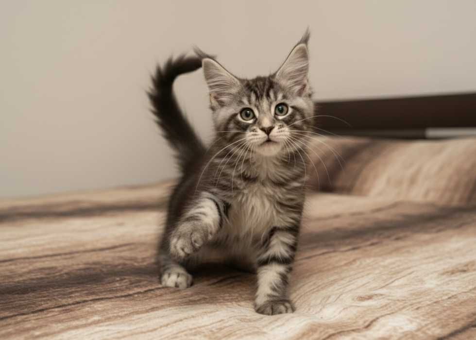 Чистокровний хлопчик Titan породи Мейн-кун. 3 місяці!