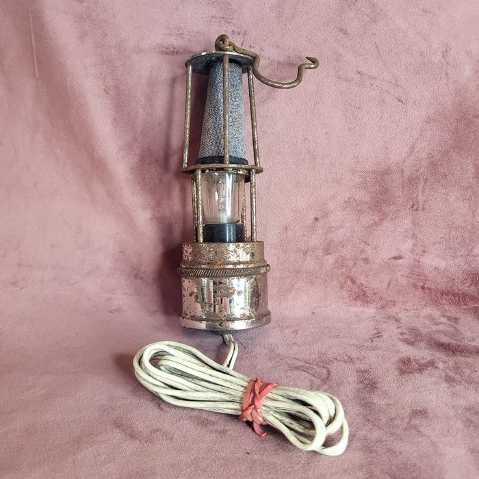 Stara lampa Górnicza mała elektryczna ⁴⁹