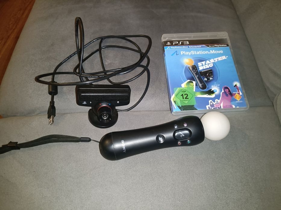 Kontroler Playstation Move PS3 + kamerka