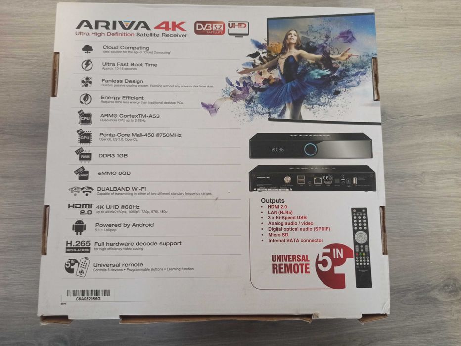 Telewizja satelitarna ARIVA 4K