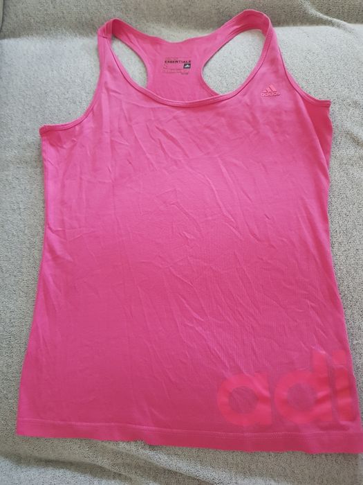Koszulka fitness do biegania Adidas rozm. S/M różowa