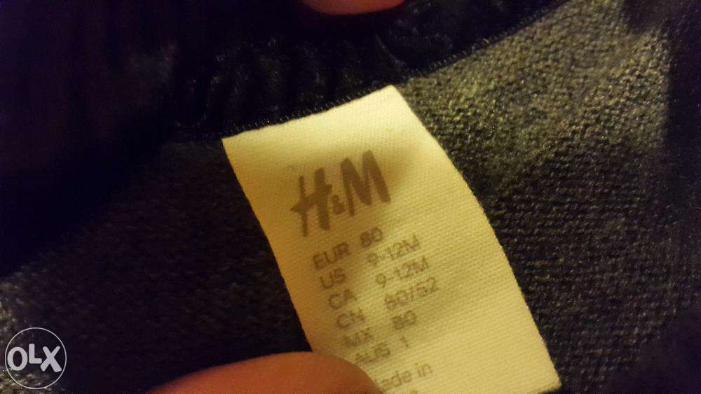 Elegancki kardigan chłopięcy rozm. 80 cm (H&M)