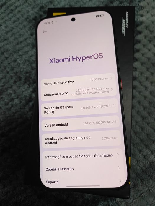 Xiaomi poco F9 ultra novo