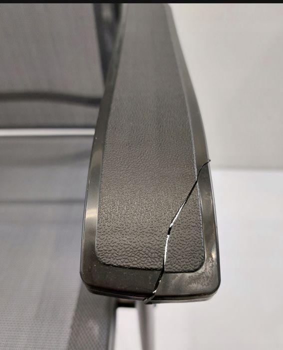 Krzesło ogrodowe Springos metal szary